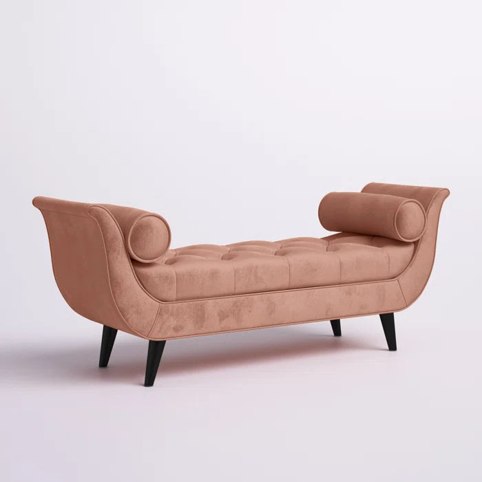 Silester Upholstered Bench - Wooden Bazar