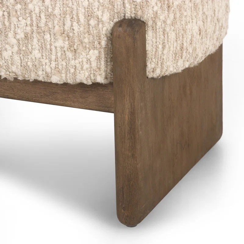 Newstated Upholstered Bench for Modern Living - Wooden Bazar