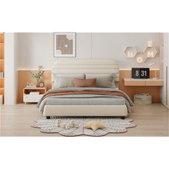 Luxurious Velvet Upholstered Platform Bed for Stylish Bedroom Upgrade