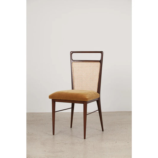 Zippol Stylish rattan cane dining chair - Wooden Bazar