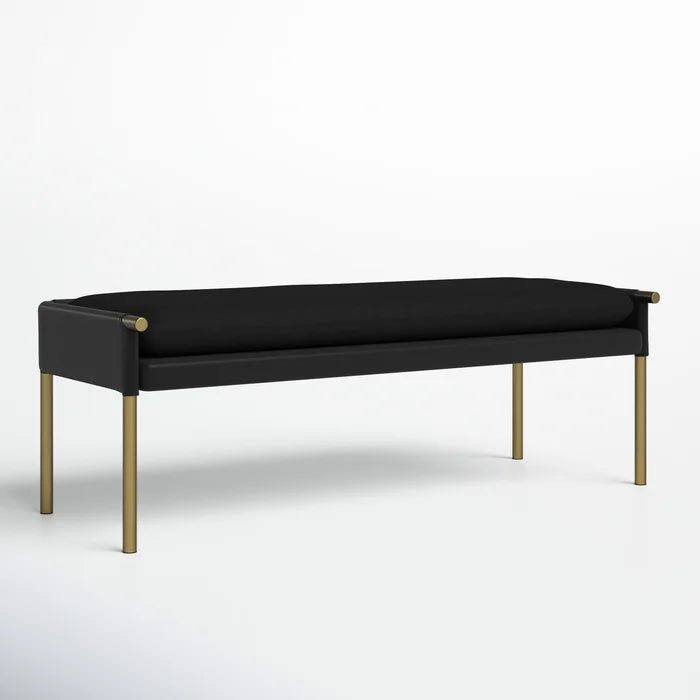 Kantler Polyester Blend Upholstered Bench - Wooden Bazar