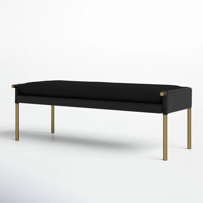 Kantler Polyester Blend Upholstered Bench - Wooden Bazar
