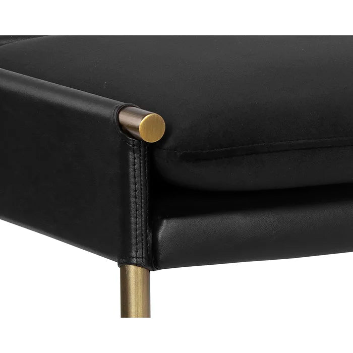 Salonniy Polyester Blend Upholstered Bench - Wooden bazar