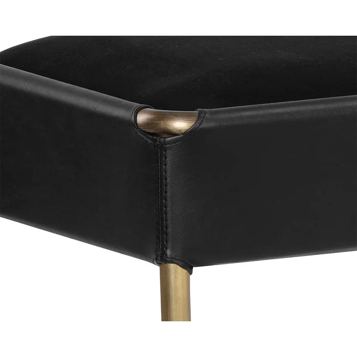 Salonniy Polyester Blend Upholstered Bench - Wooden bazar