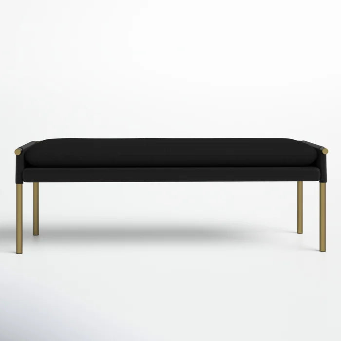 Kantler Polyester Blend Upholstered Bench - Wooden Bazar