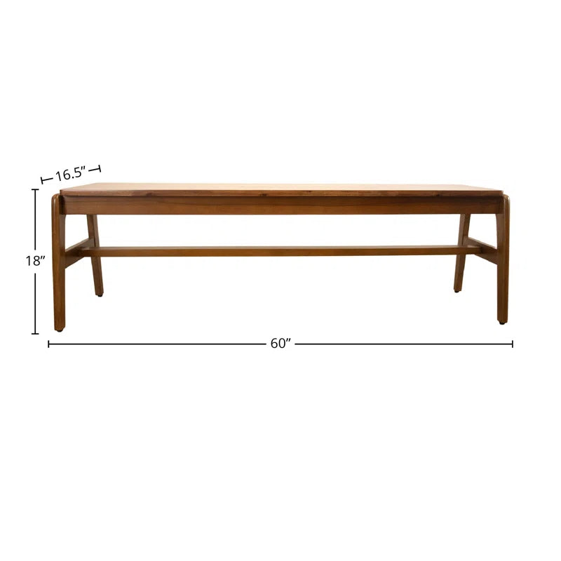 Zanik Wooden Bench - Wooden Bazar