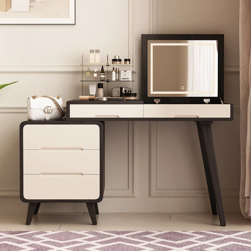 larsen Makeup Vanity Set - Wooden bazar