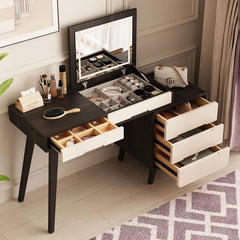 larsen Makeup Vanity Set - Wooden bazar
