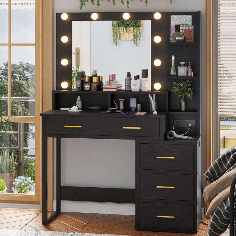 Parter Modern Vanity Dressing table - Wooden Bazar
