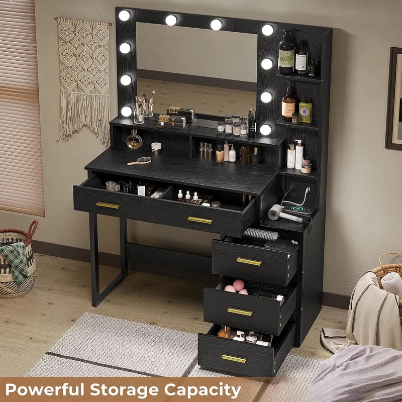 Parter Modern Vanity Dressing table - Wooden Bazar