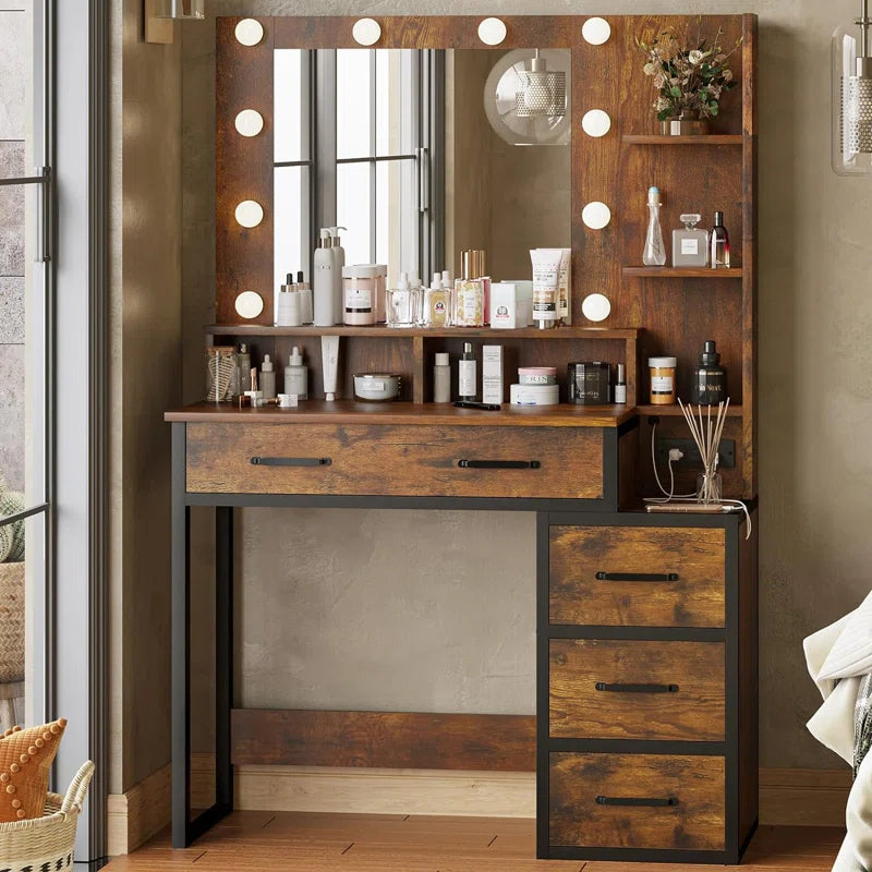 Parter Modern Vanity Dressing table - Wooden Bazar