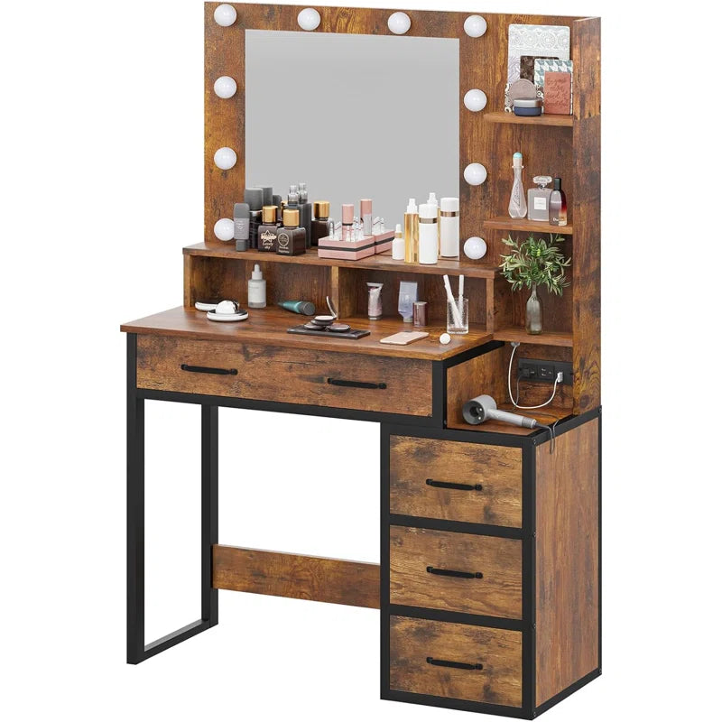 Parter Modern Vanity Dressing table - Wooden Bazar