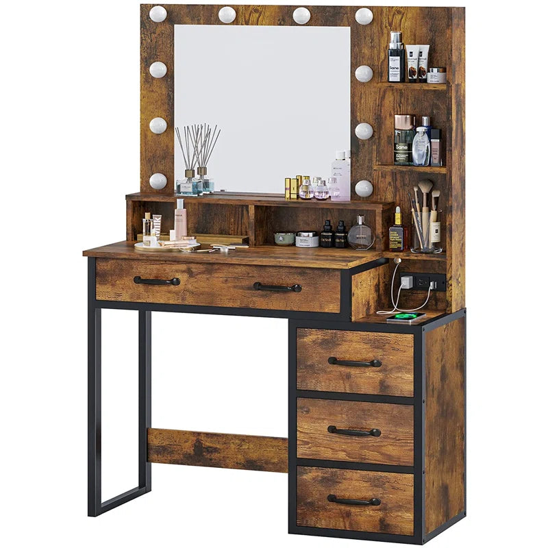 Parter Modern Vanity Dressing table - Wooden Bazar