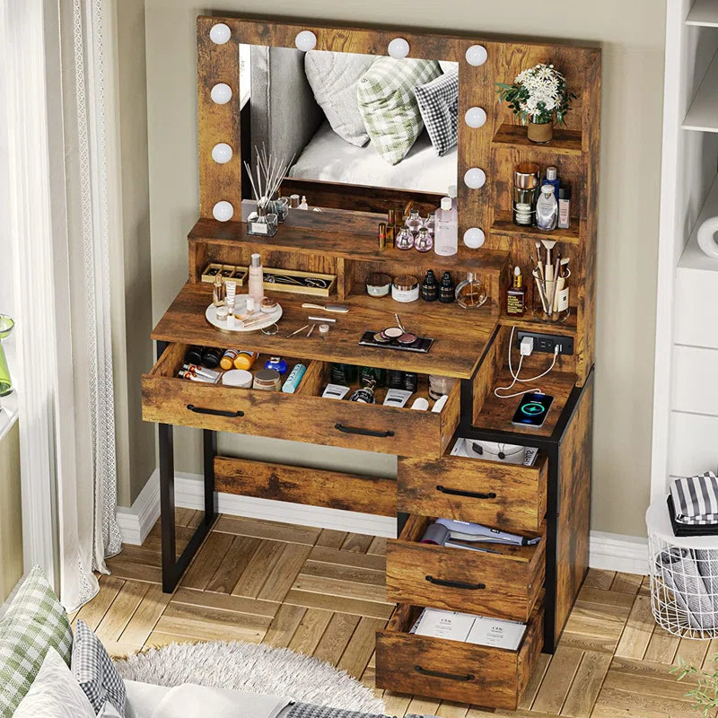 Parter Modern Vanity Dressing table - Wooden Bazar