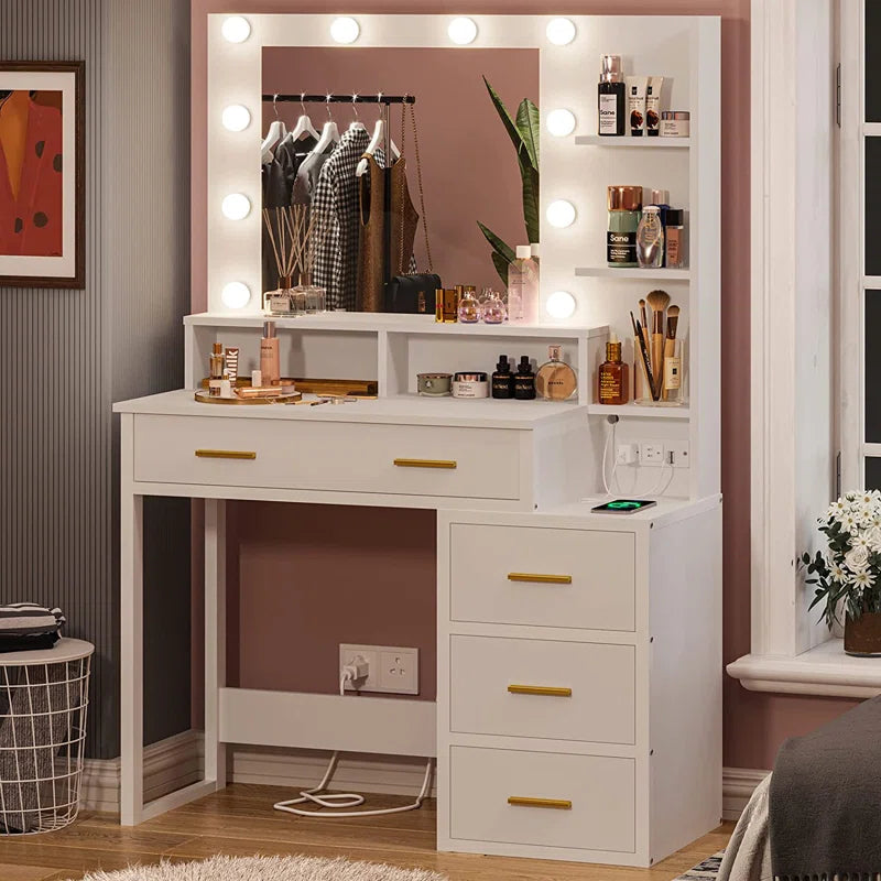 Parter Modern Vanity Dressing table - Wooden Bazar