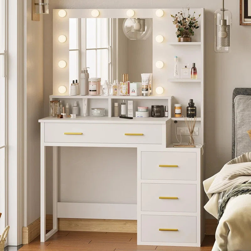 Parter Modern Vanity Dressing table - Wooden Bazar