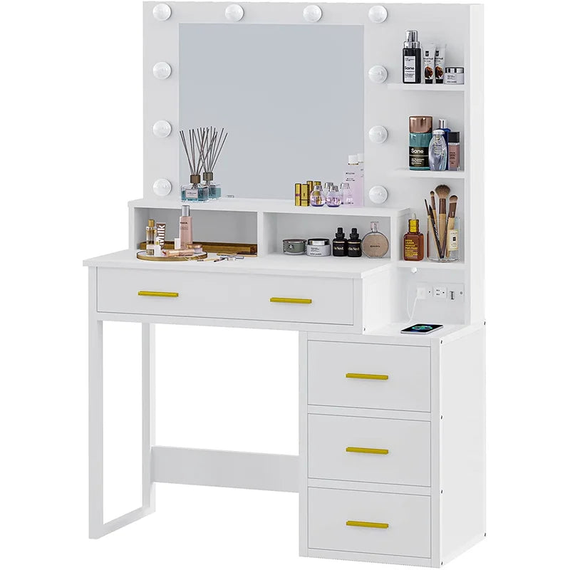 Parter Modern Vanity Dressing table - Wooden Bazar