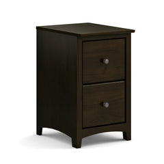 Civin 2 -Drawer Solid Wood File Cabinet - Wooden Bazar