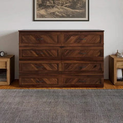 Senny Solid Wood Murphy Bed Desk with 6" Mattress and Built-in Charging Station