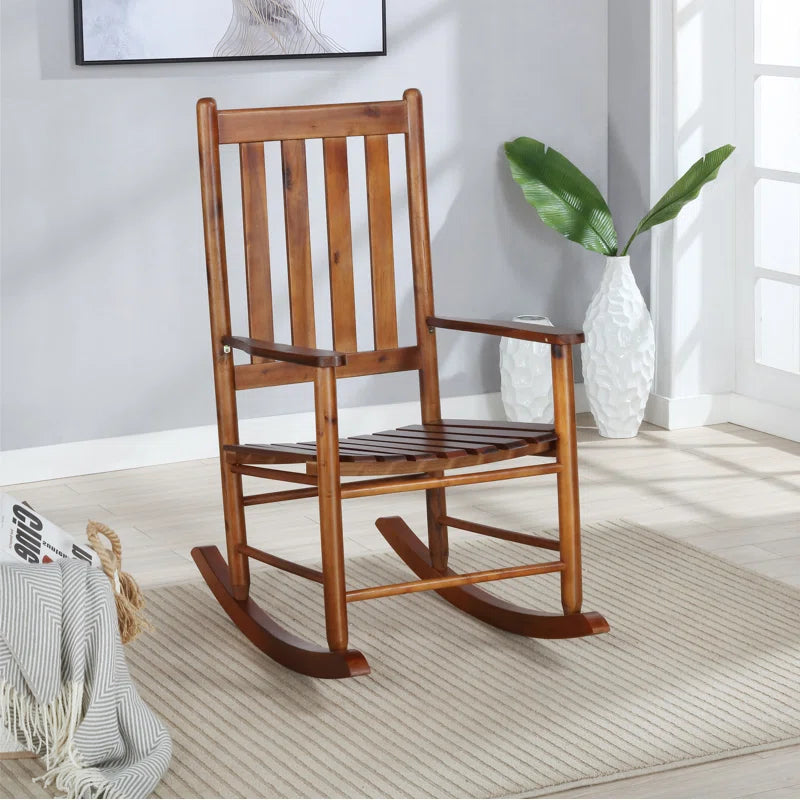 Jepto Stylish Wooden Rocking Chair For Modern living - Wooden Bazar