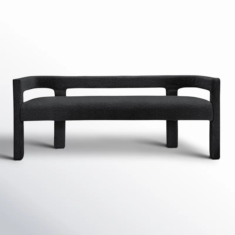 Hasterng  Boucle Bench For Modern Living - Wooden Bazar
