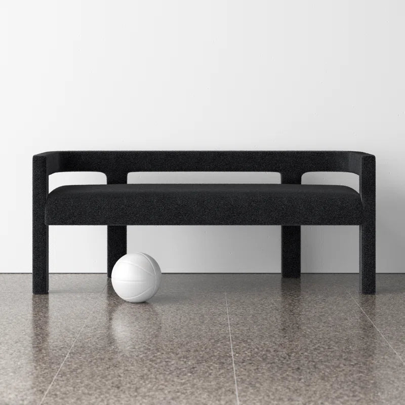 Hasterng  Boucle Bench For Modern Living - Wooden Bazar