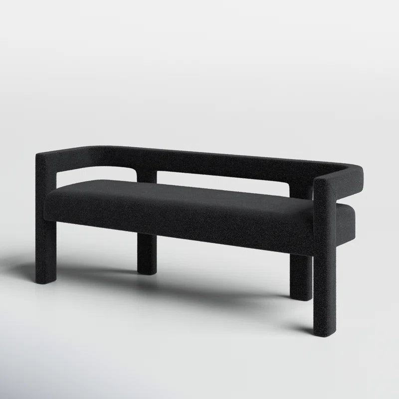 Hasterng  Boucle Bench For Modern Living - Wooden Bazar