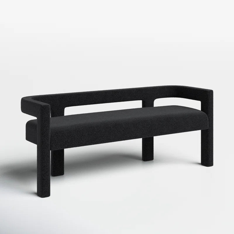 Hasterng  Boucle Bench For Modern Living - Wooden Bazar