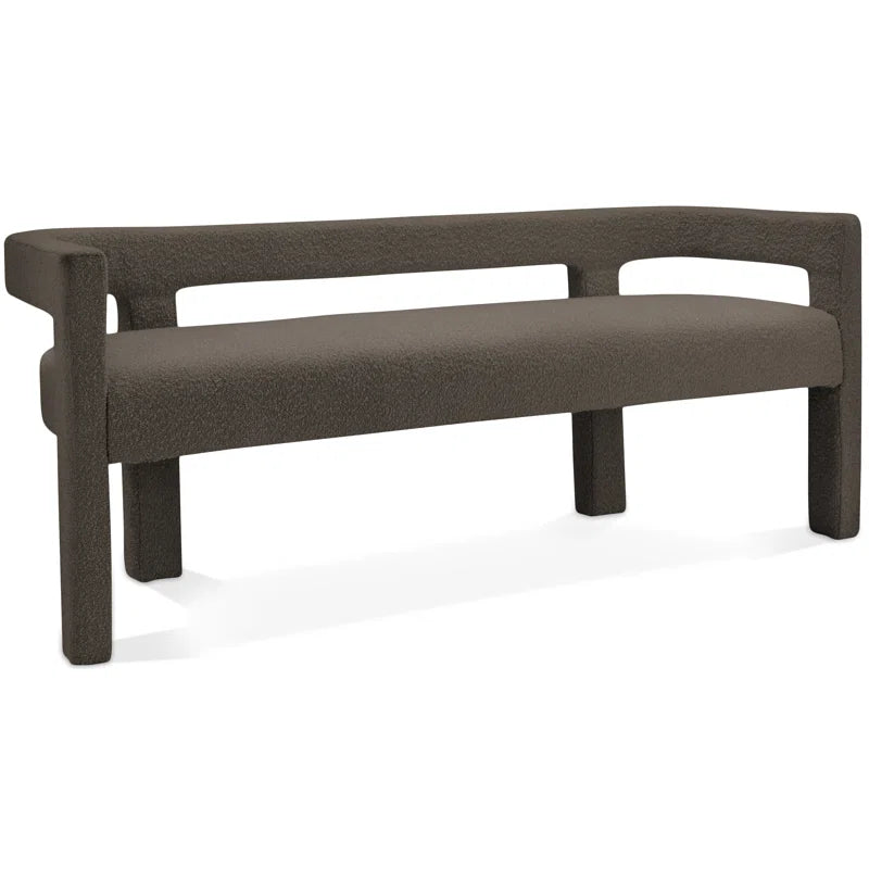 Hasterng  Boucle Bench For Modern Living - Wooden Bazar