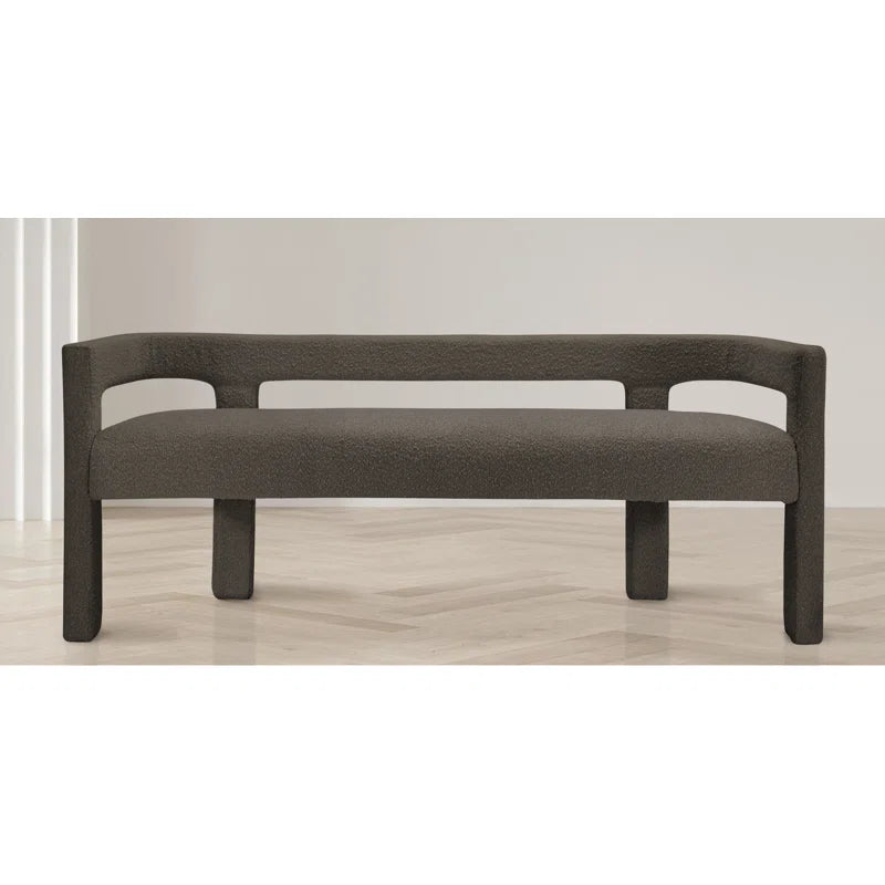 Hasterng  Boucle Bench For Modern Living - Wooden Bazar