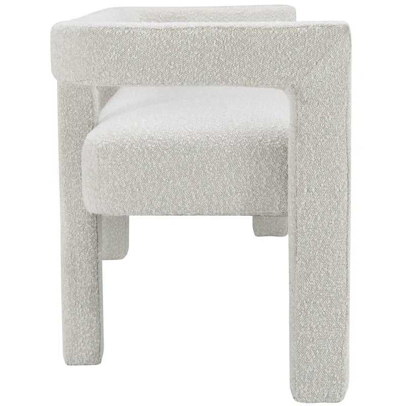 Hasterng  Boucle Bench For Modern Living - Wooden Bazar