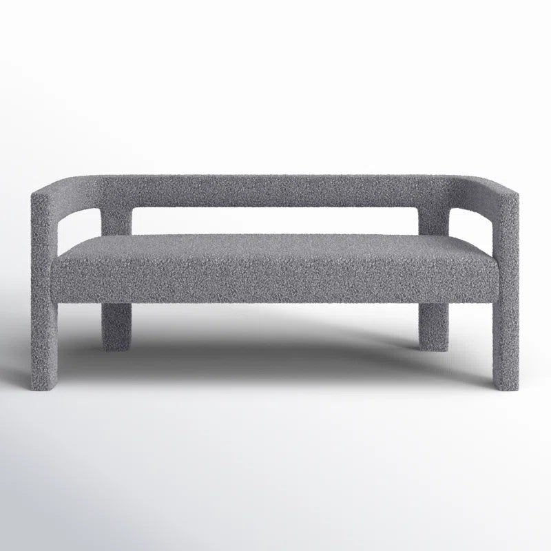 Hasterng  Boucle Bench For Modern Living - Wooden Bazar