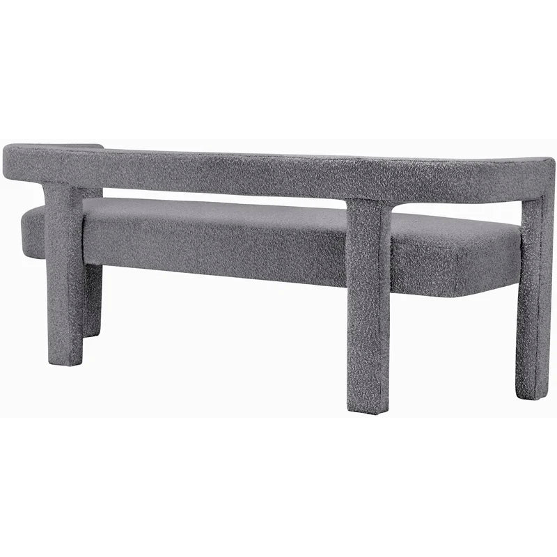 Hasterng  Boucle Bench For Modern Living - Wooden Bazar