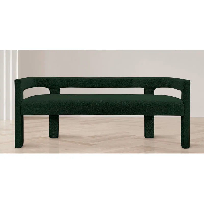 Hasterng  Boucle Bench For Modern Living - Wooden Bazar