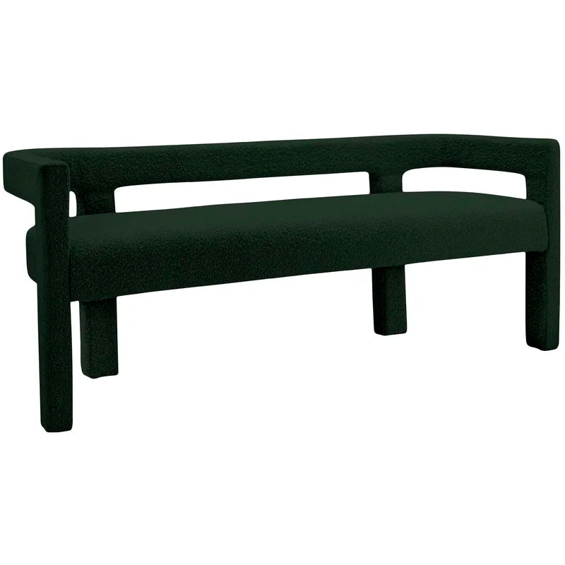 Hasterng  Boucle Bench For Modern Living - Wooden Bazar