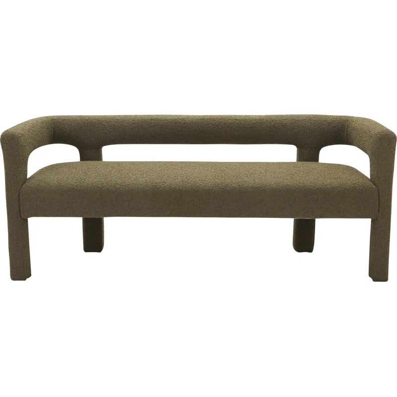 Hasterng  Boucle Bench For Modern Living - Wooden Bazar