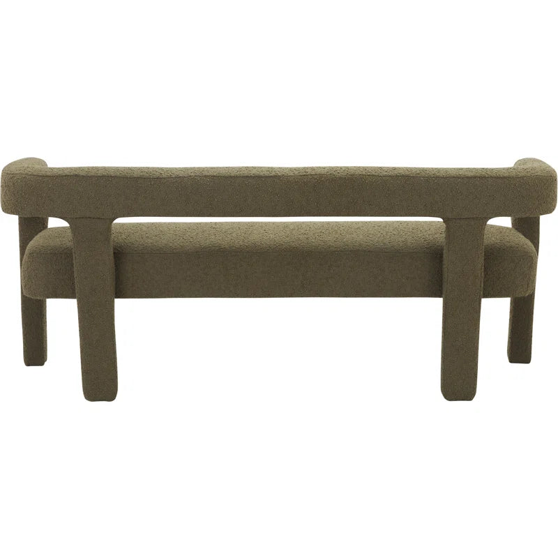 Hasterng  Boucle Bench For Modern Living - Wooden Bazar