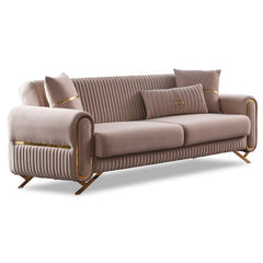 Martavion 4 - Piece Velvet Living Room Luxury Sofa  Set