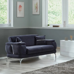 Marvelaz 4 - Piece Velvet Living Room Set Luxury Sofa Set