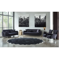 Marvelaz 4 - Piece Velvet Living Room Set Luxury Sofa Set