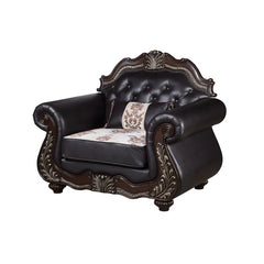 Maximusz 3-Piece Living Room Set with Sofa, Loveseat and Chair Luxury Sofa Set