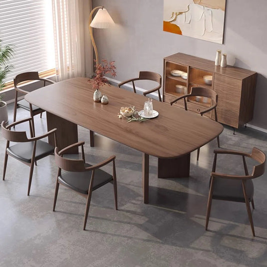 7 - Piece Solid Wood Dining Set dew design