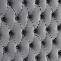 Luxurious Velvet Upholstered Canopy Bed with Speaker & USB Connection