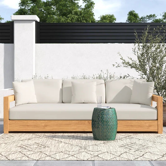 3-Seater Outdoor Patio Sofa – Comfortable Garden Lounge