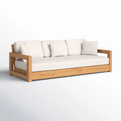 3-Seater Outdoor Patio Sofa – Comfortable Garden Lounge