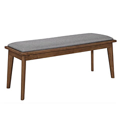 Poilster Polyester Upholstered Bench - Wooden Bazar