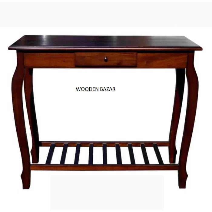 Mequon 38'' Solid Wood Console Table - Wooden Bazar