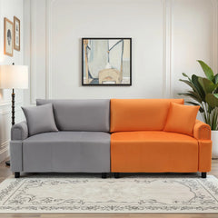 Erack 3-Seater Modular Sofa Couch with Velvet Finish