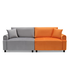 Erack 3-Seater Modular Sofa Couch with Velvet Finish