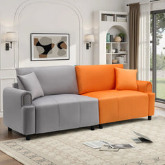 Erack 3-Seater Modular Sofa Couch with Velvet Finish